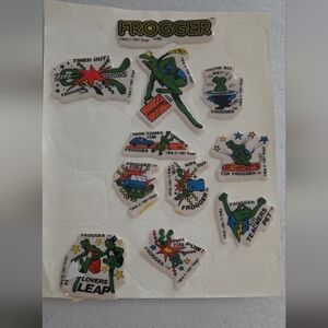 Vintage Frogger Stickers